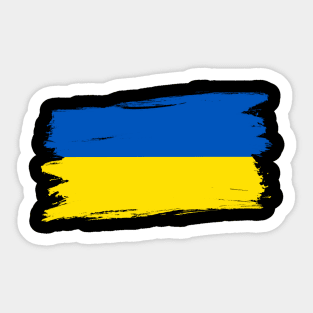 Ukrainian flag Sticker